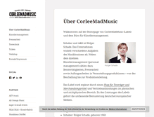 Tablet Screenshot of corleemadmusic.de